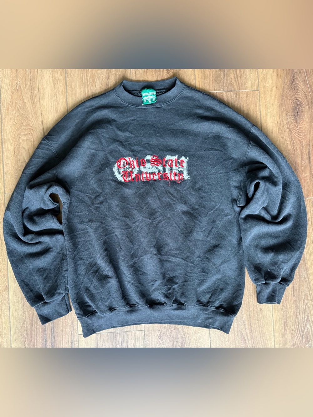 Vintage Ohio State Buckeyes Old English Graphic Sweatshirt XL Made In USA